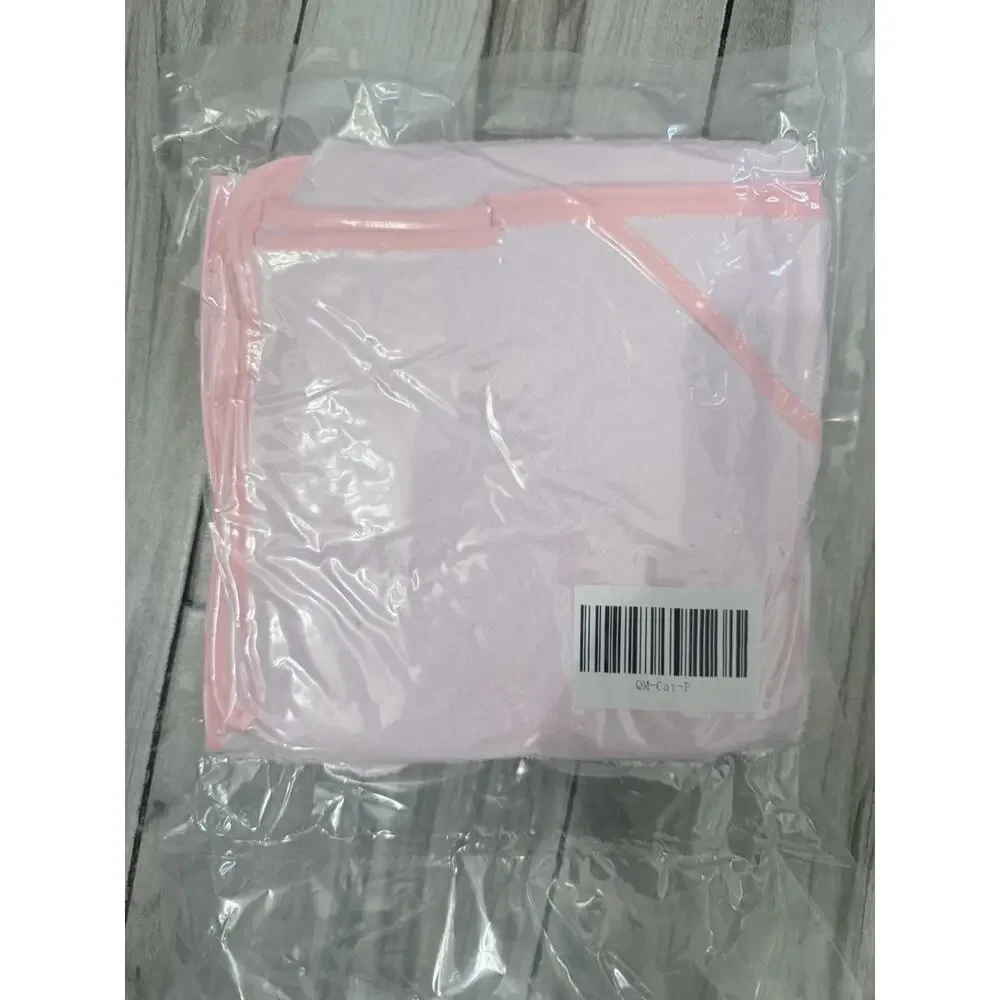 Two Piece Large Baby Towels/Swaddles 31.5×31.5 Inch Soft Absorbent Both Pink New